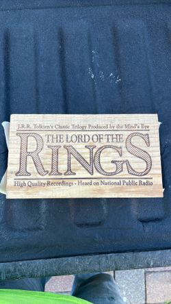 The lord of the rings cassettes
