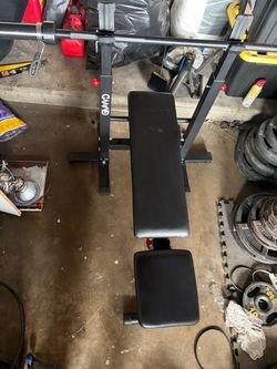GMWD Adjustable Weight Bench with Rack