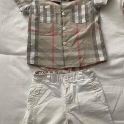 Burberry Outfit -Boys Size 3T