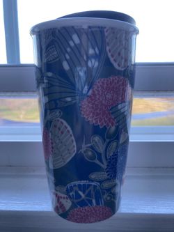 Starbucks Flowered Travel Cup