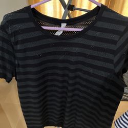 Lululemon Black T Shirt Size 10