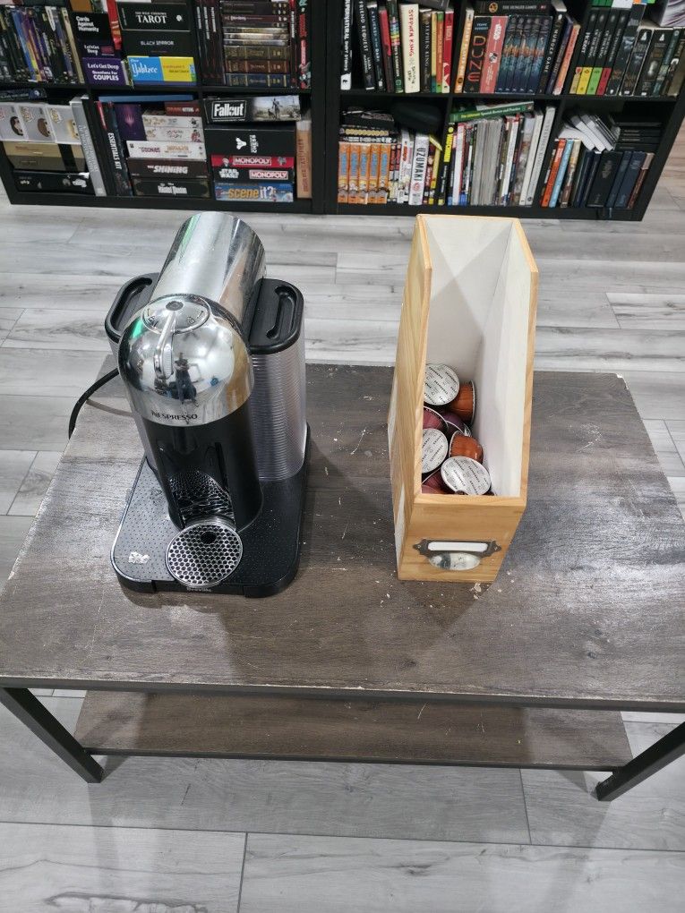 Nespresso Vertuo Chrome (Comes With Some Pods)