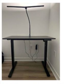 Black Electric Standing Desk