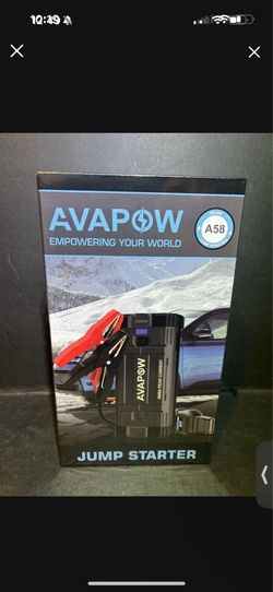 AVAPOW Car Jump Starter 4000A Peak Battery Jump Starter