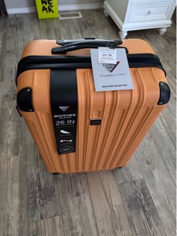 Midtown Hardside 4-Piece Luggage Travel Set, Butterscotch