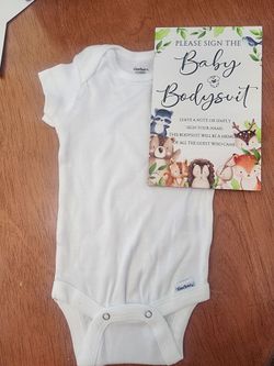 Baby shower games & thank you gifts