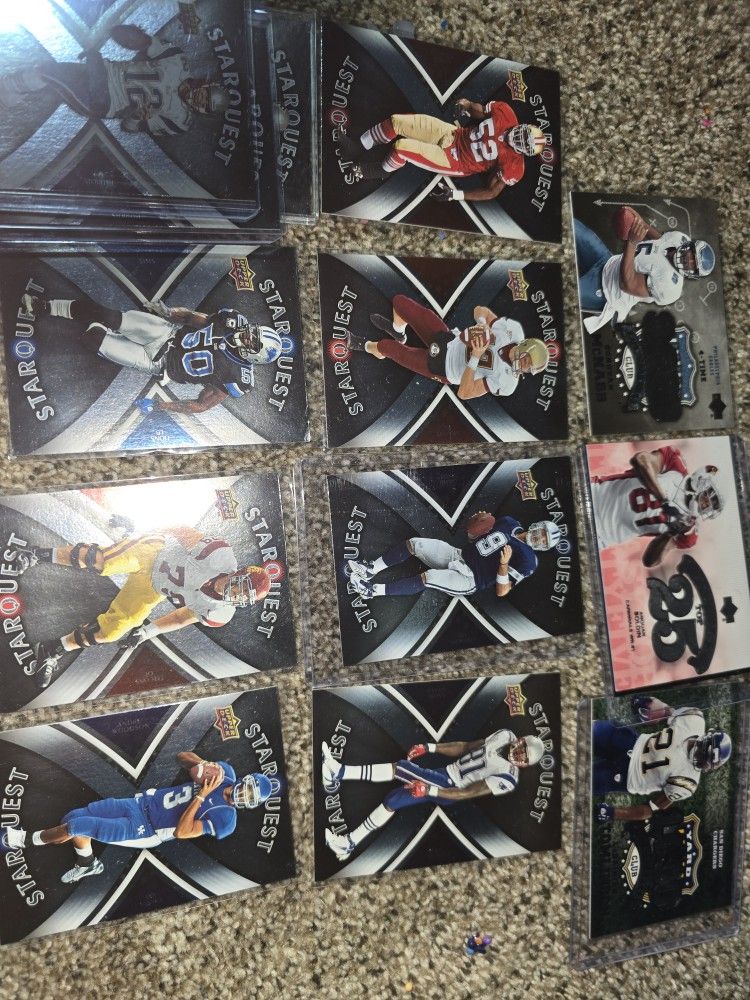 Baseball And Football Cards Collection