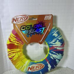 NERF TPR Color Blast Flyer Dog Toys