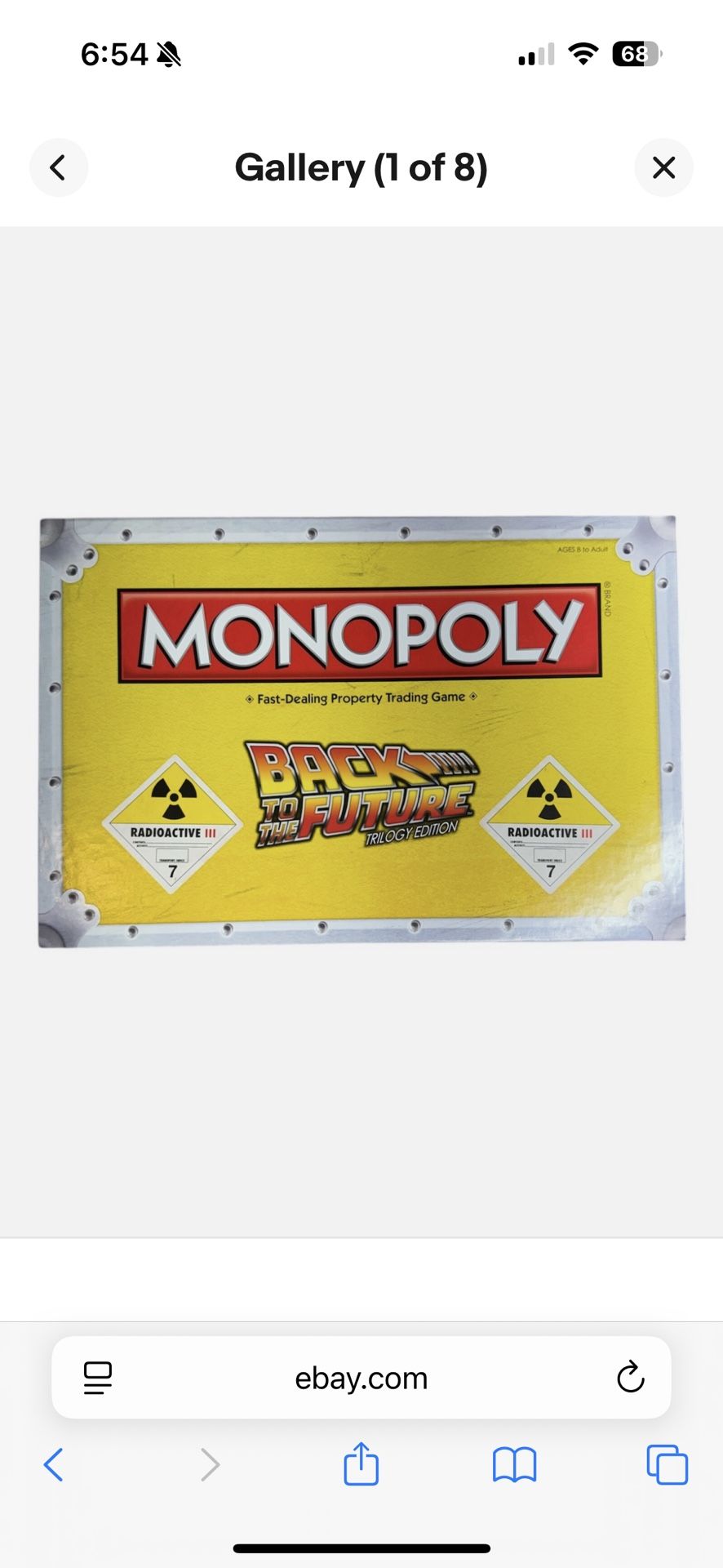Monopoly Back To The Future