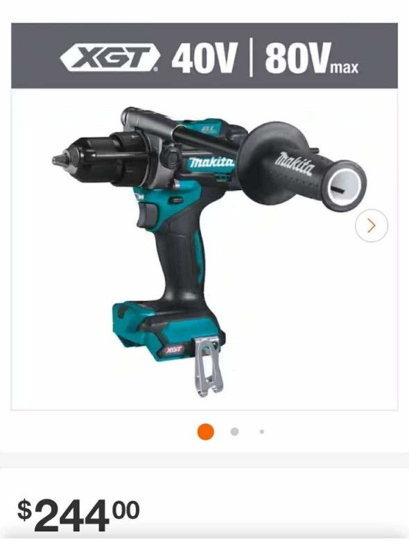Makita New Hammer Drill -2 Speeds XGT 40v - No Battery ( Nuevo)