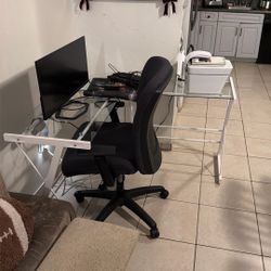 Glass Desk