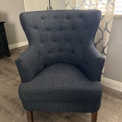 Navy Accent Chair 