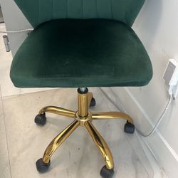 Office Green Chair With Wheels