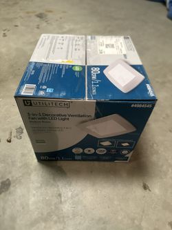 Utilitech Decorative Vent Fan With Light