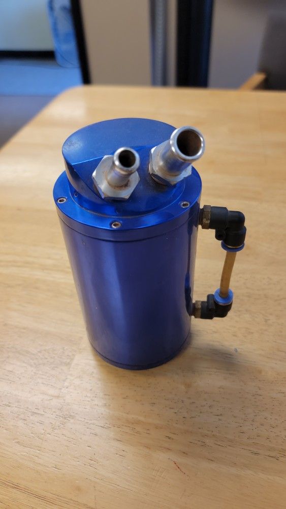 Blue Universal Racing Oil Catch Can