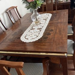 The table and chairs vintage