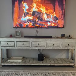 Solid Wood Console Table