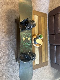 Burton Snowboard, Boots And Bindings