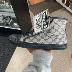 Gucci High Top Tennis Size 8.5 