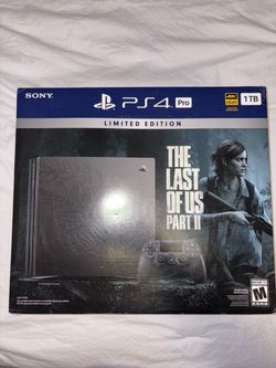 The last of us part 2 PS4 Pro limited edition