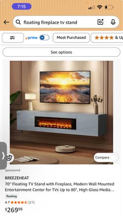 70” Floating TV Stand
