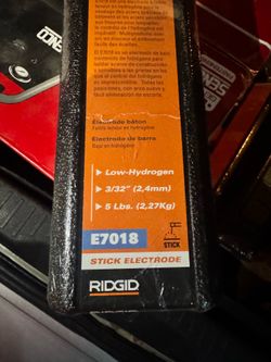 RIDGID 3/32 in. E7018 Stick Welding Electrode-E7018 for All-Position Welding