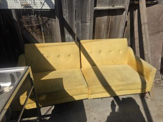 Yellow Sleeper Sofa