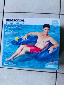 Inflated pool float chair