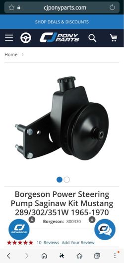 Borgeson Power Steering Pump brand (Part #800330)