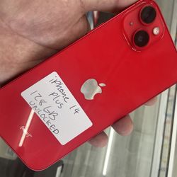 Red 14 Plus Unlocked. Cash Or $50 Down W Approval 