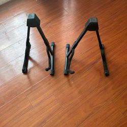 Two guitar stands fully adjustable like new condition