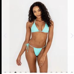Aurelle, Bali Aqua Bikini Size Medium Thong Style