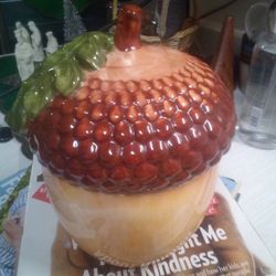 Vintage Acorn Canister By Teleflora