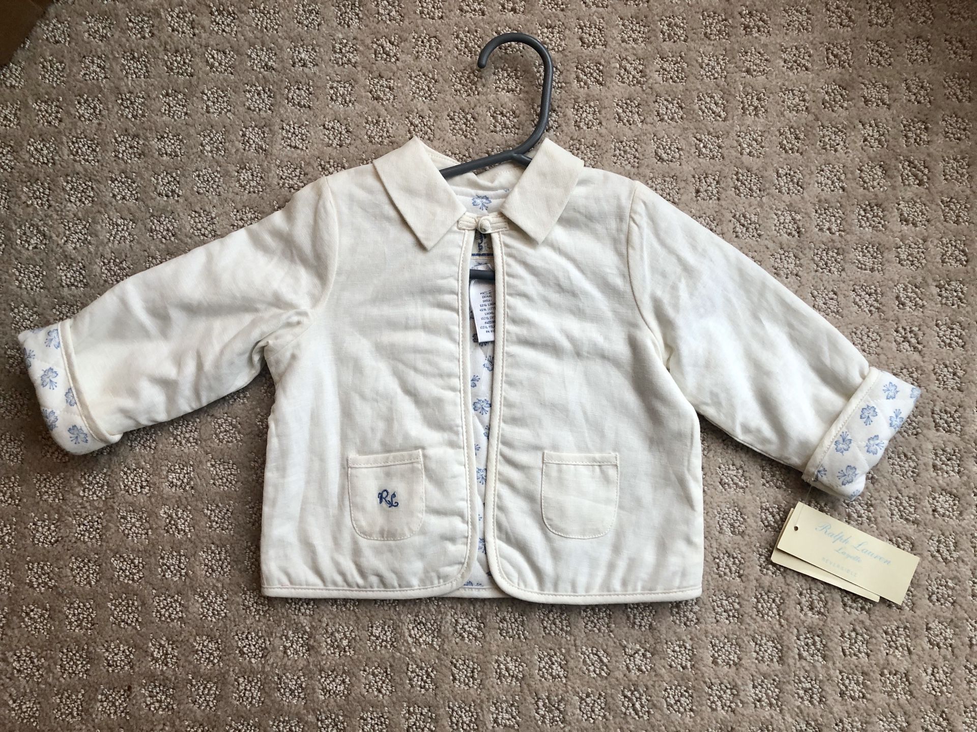 Ralph Lauren reversible baby coat