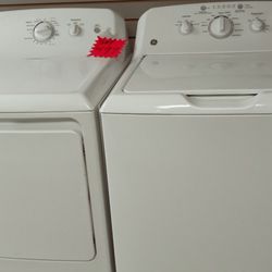 SET GE ELECTRIC WASHER AND DRYER BOTH WORK PERFECT INCLUDING WARRANTY DELIVERY 