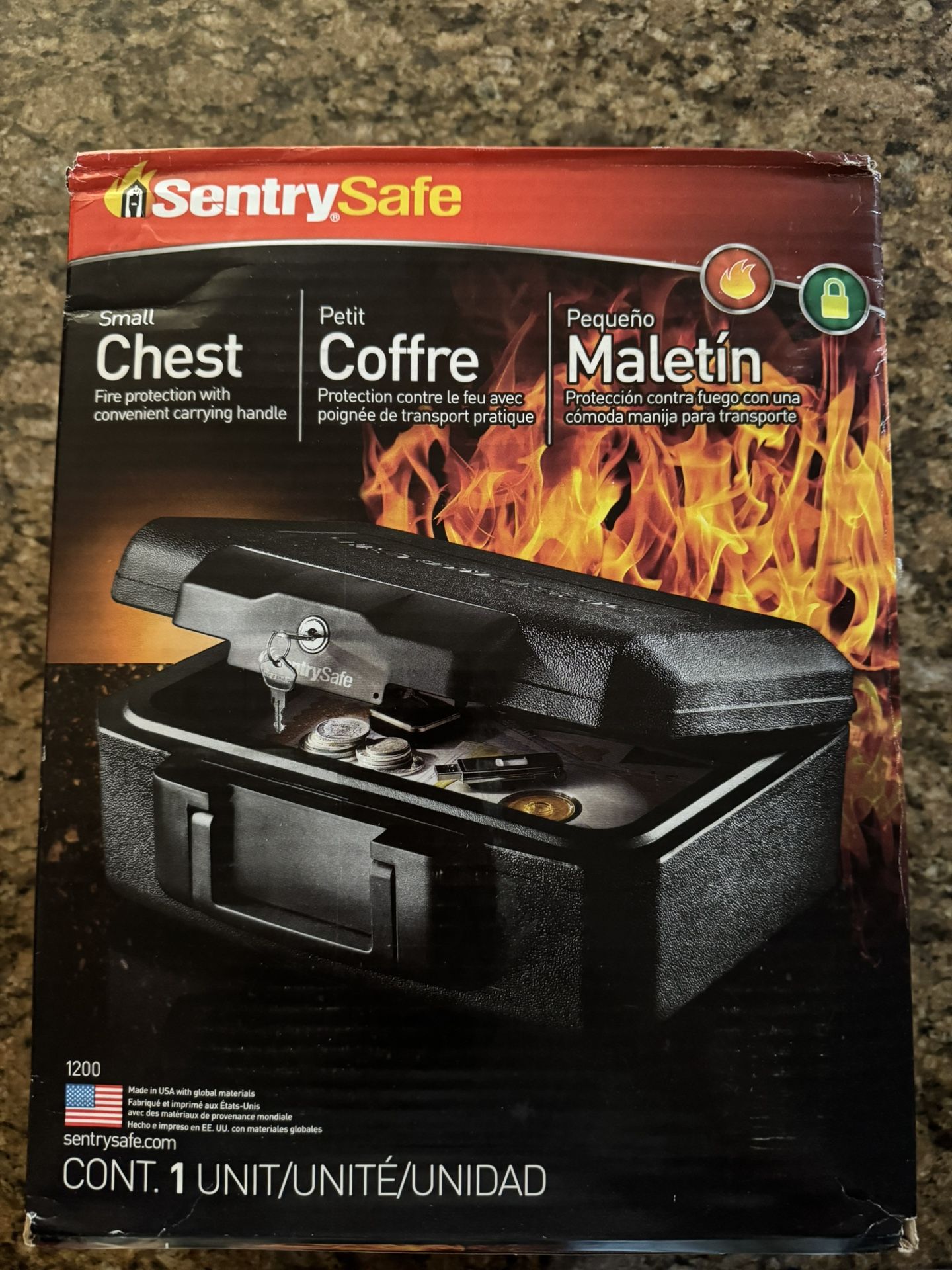 Sentry Safe Fire Protected Chest