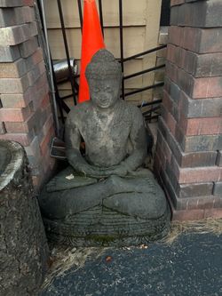Large Stone Buddha Garden Statue