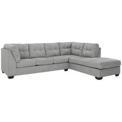 Upholstered Sectional Grey