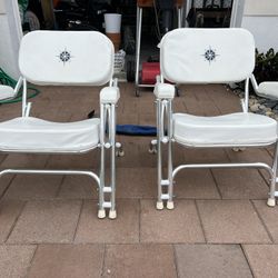 Folding Dock / boat Chairs 