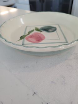 Laurie Gates Los Angeles Pottery Pie Plate Pan