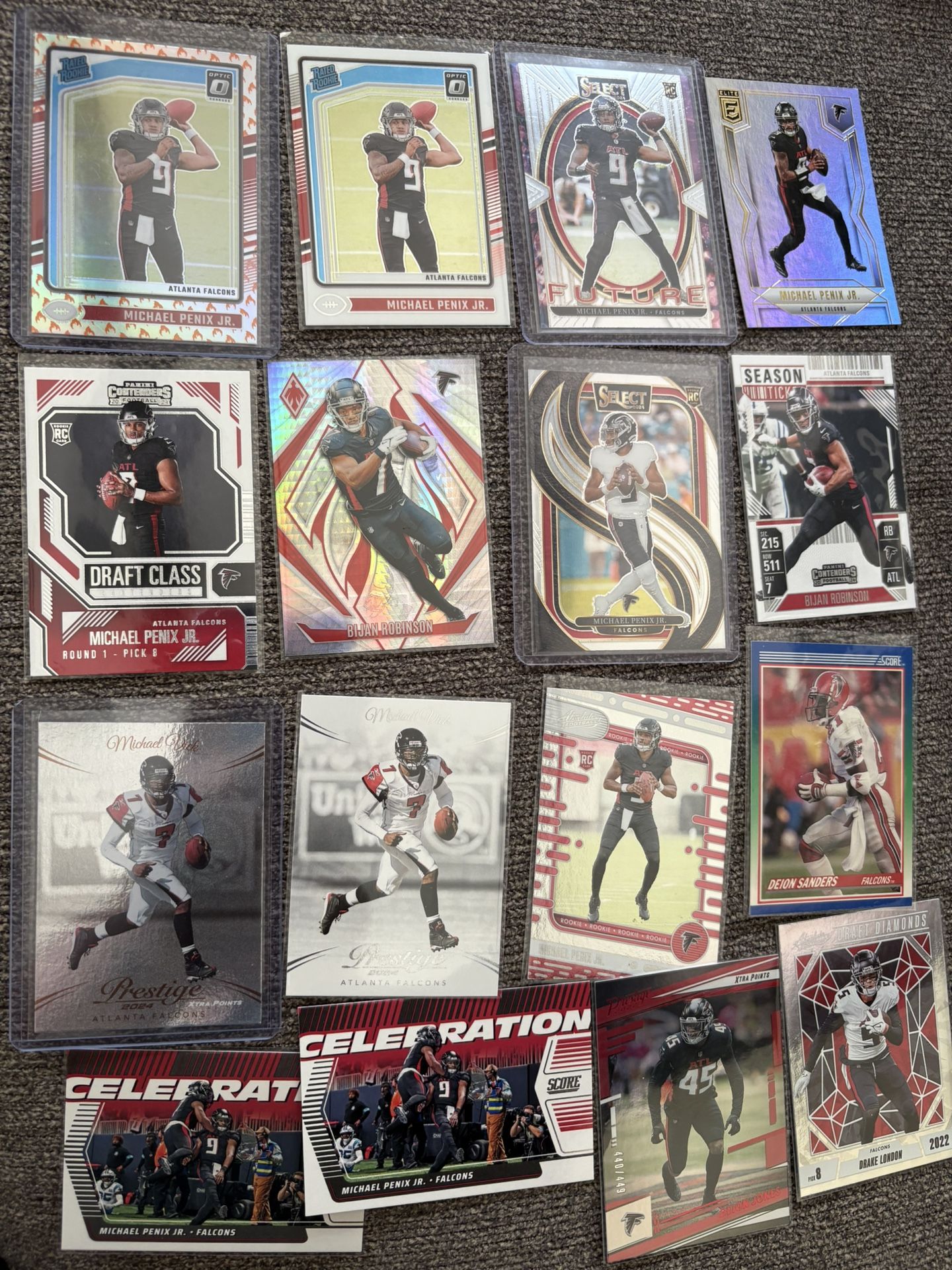 Falcons Football Cards