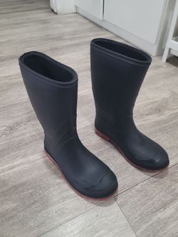 Rain boots, black , Size 2, kids