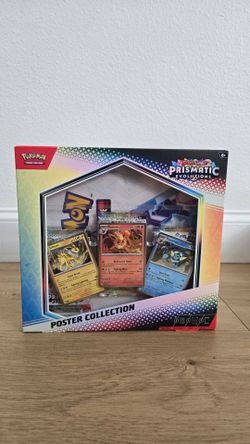 Prismatic Evolutions Poster Collection Pokemon Trading Card Game TCG