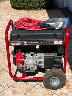 Generator, Subaru 5000 run watts; Professionally serviced; w/ Manual