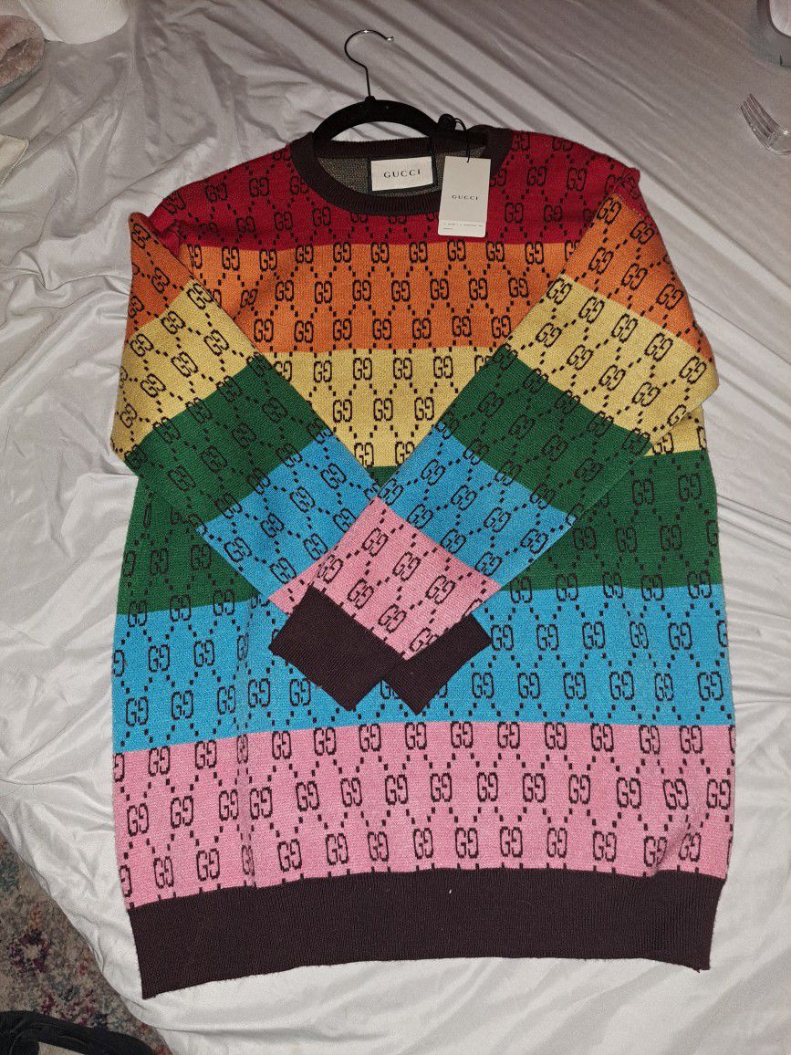 GG MultiColor Jacquard Sweater *NEVER WORN*