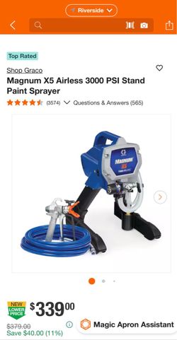Graco Magnum X5 Airless Stand Paint Sprayer