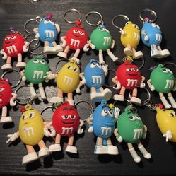 M&M KEYCHAIN PVC Rubber
