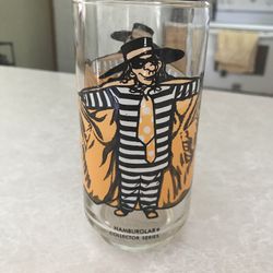 Vintage 1970s McDonald’s Hamburglar Glass 