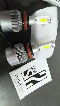 2pcs Car/Auto LED 8000LM 6500K*6 Months Warranty*Headlight Bulbs Low, High, Fog, Daytime, Luces Led, 9005, 9006, 9012, H1, H3, H7, H11, H4, 9007, H13