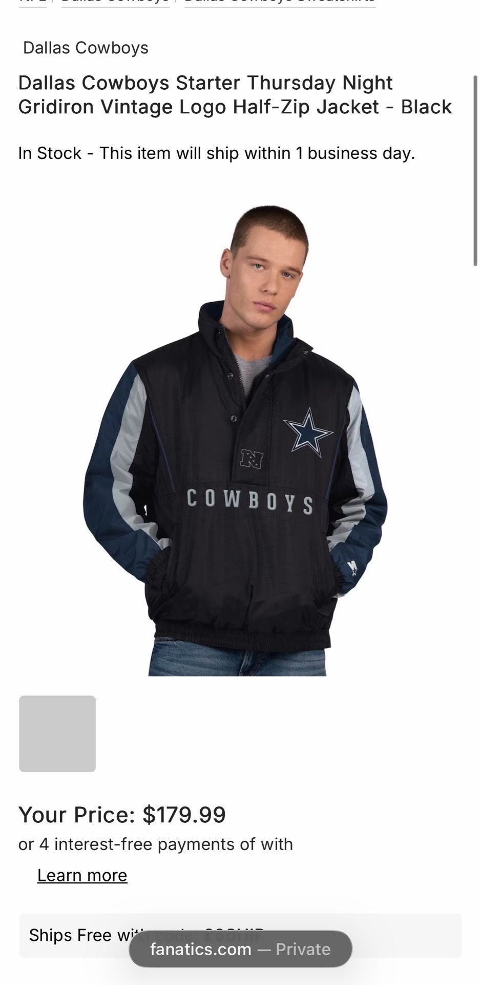 Dallas cowboys jacket